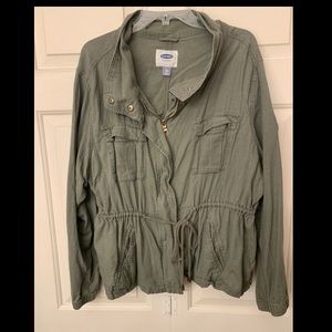 OLD NAVY- Army Green Utility Jacket